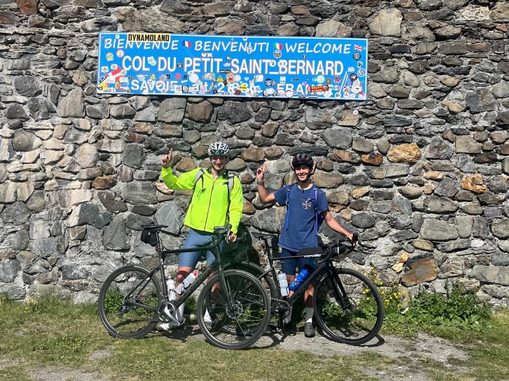 Cervélo Áspero at elevation on Col du Petit St. Bernard